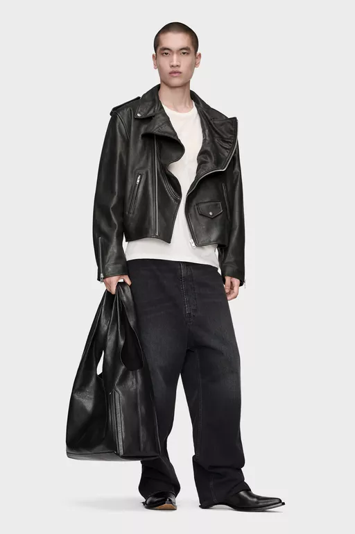 Dropped-Rise Jeans - Denim