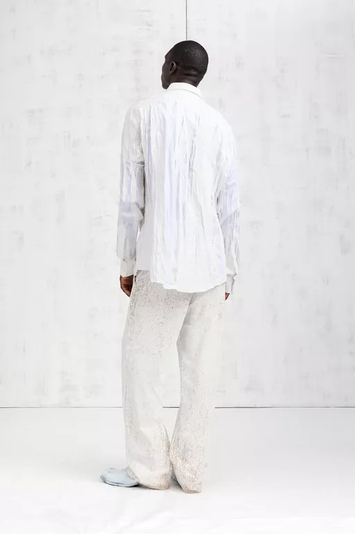Bianchetto Crinkled Shirt - Long-sleeved Shirt
