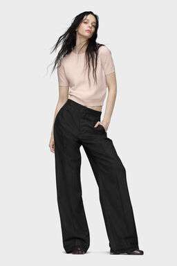 Crewneck knit top - Knitwear