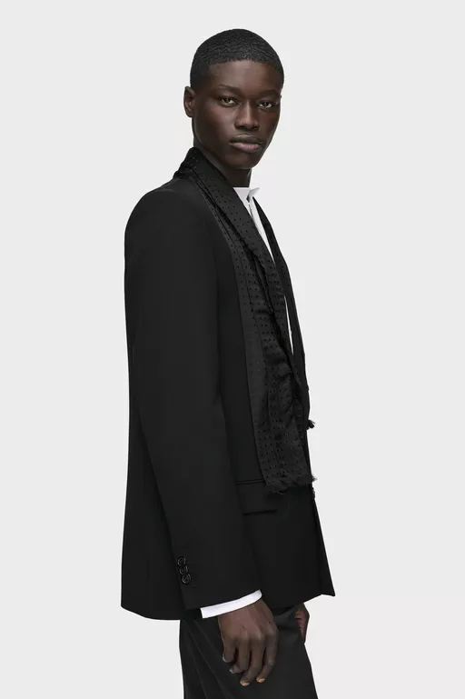 Wool Scarf Jacket - Jackets