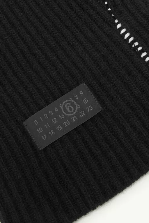 Ribbed wool balaclava - Caps