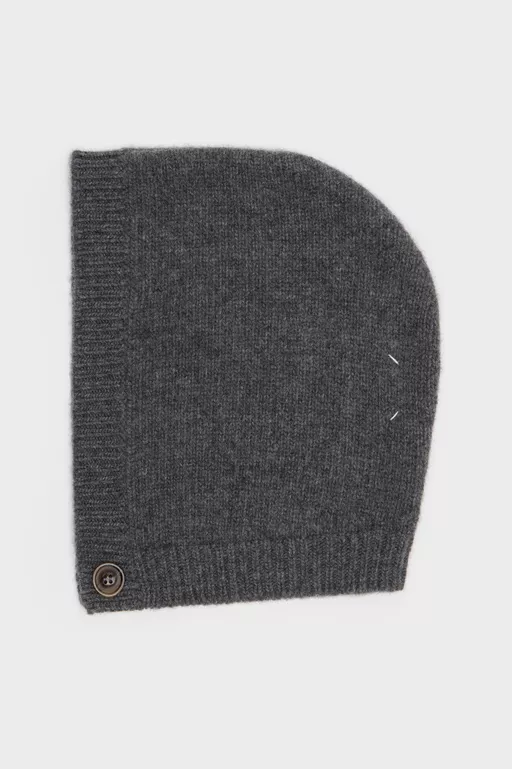 Wool knit hood - Caps