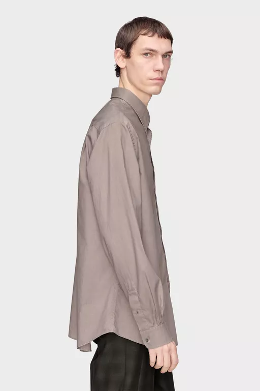 Long-Sleeve Cotton Shirt - Shirts