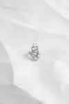 White - Antiqued Wax Strass Ring