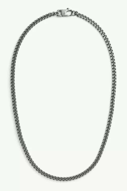 Burnished chain necklace