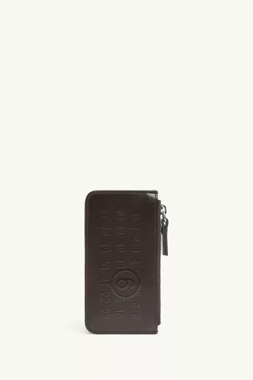Numeric signature zip cardholder