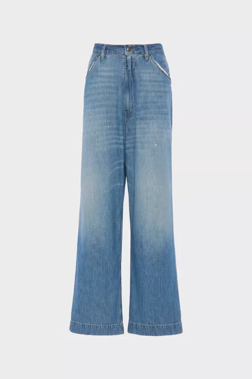 Wide-leg jeans - Pants