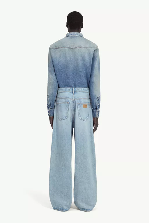 Wide-leg jeans - Denim