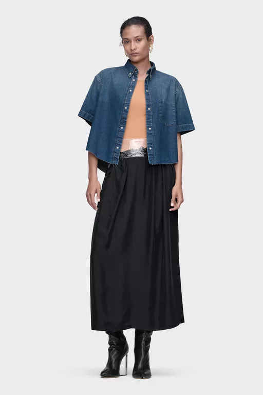 Camisa vaquera cropped - Camisas