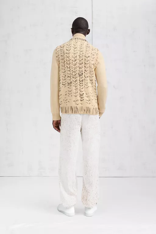 Virgin Wool Cardigan - Cardigan