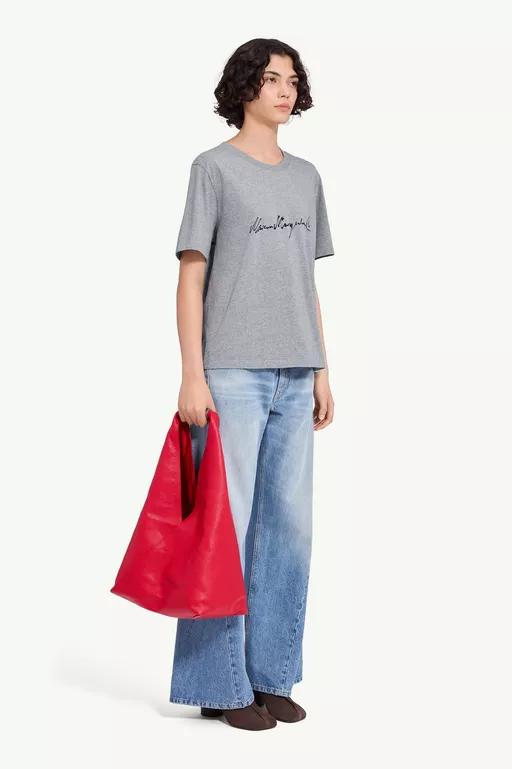 Handwritten-print cotton jersey T-shirt - T-shirts
