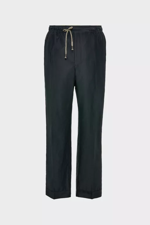 Cotton Drawstring Trousers - Pants
