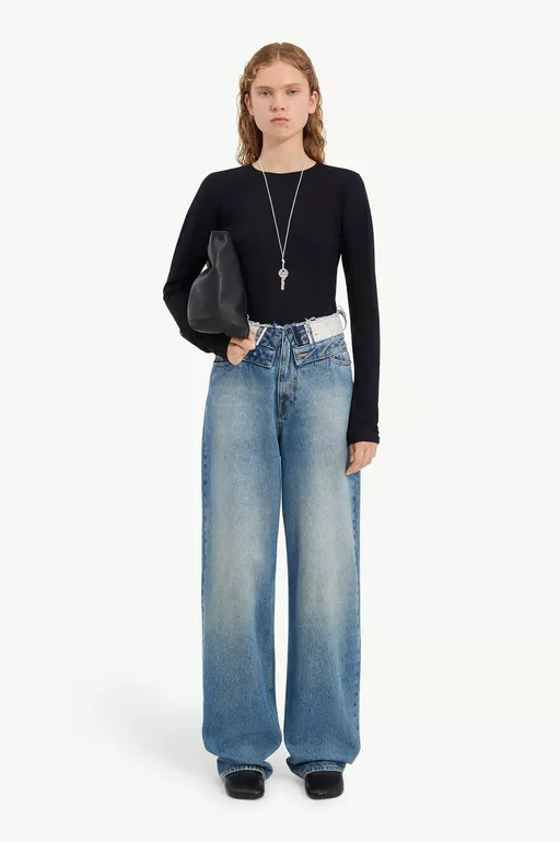 Straight-leg jeans - Denim