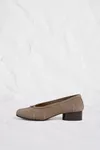 Taupe - Tabi Ballerina Suede