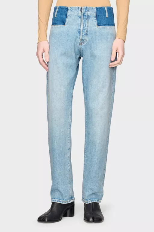 Straight-leg Jeans - Denim