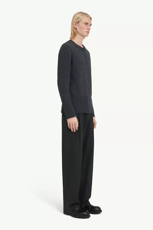 Wool crew neck jumper - Knitwear