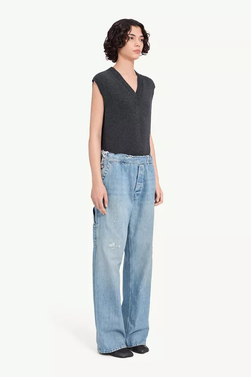 Wide-leg jeans - Pants