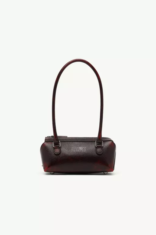 Bauletto Shoulder Bag Mini crackled leather - Shoulder Bags
