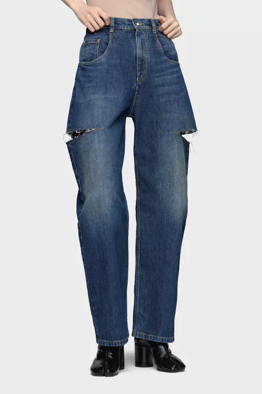 Cut-out jeans - Denim