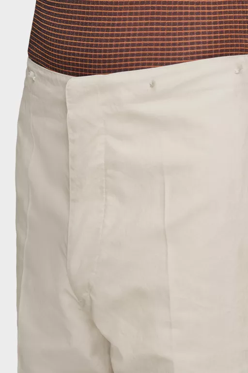 Creased Cotton silk trousers - Pants