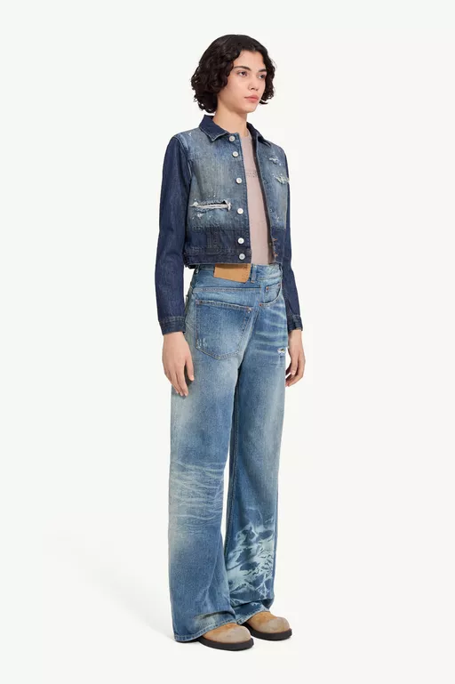 Wide-leg jeans - Denim