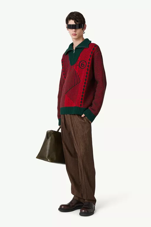 Half-Zip Knit Jumper - Polos