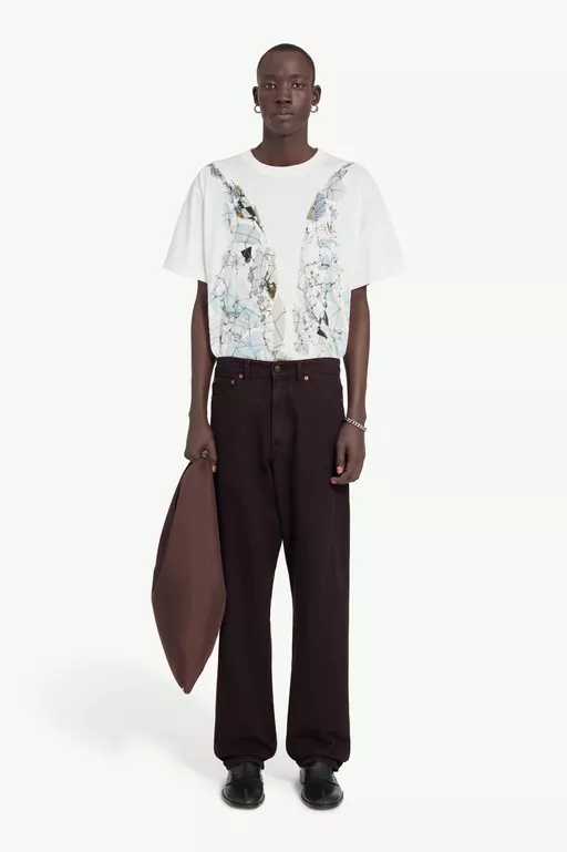 Burgundy jeans - Denim