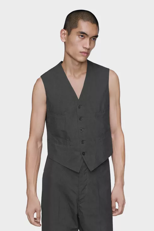 Cotton silk gilet - Waistcoats