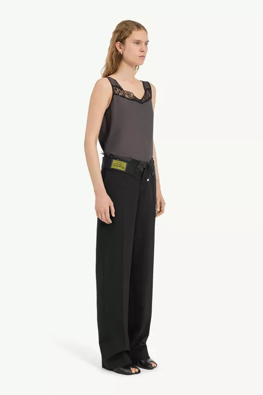 Reverse waistband trousers - Pants