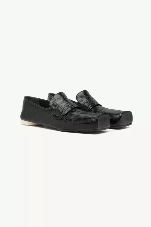 Numeric croc-effect loafers - Moccasins