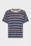 Mist - Striped Wool Crewneck Sweater
