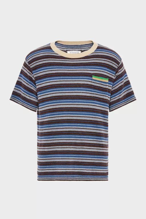 Striped Wool Crewneck Sweater - Knitwear