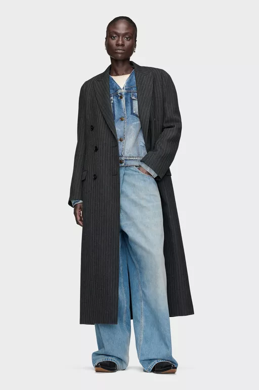 Virgin Wool Long Coat - Coats