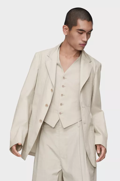 Cotton silk gilet - Waistcoats