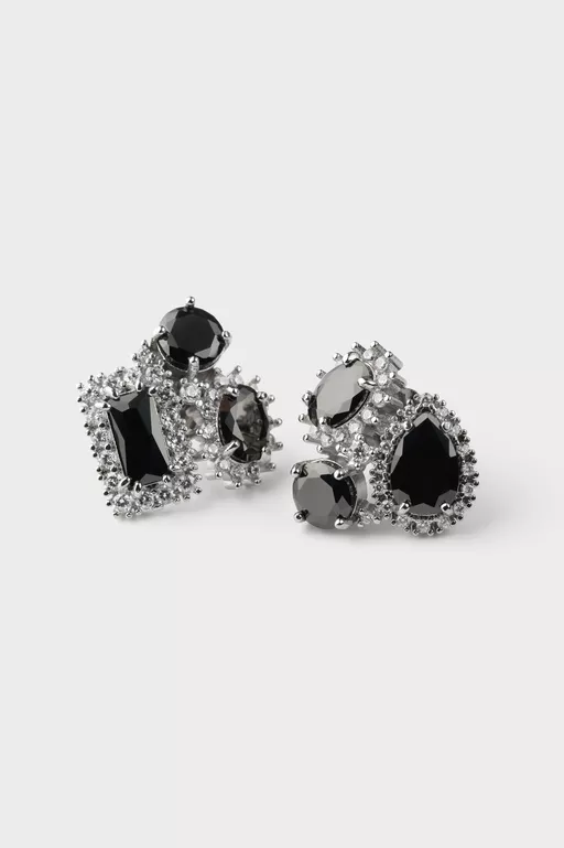 Cluster Stud Earrings - Earrings