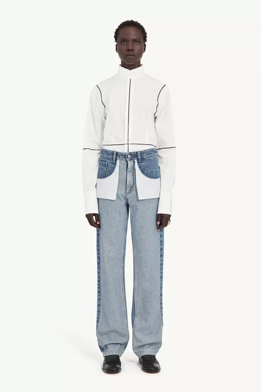 Straight-leg jeans - Denim