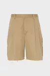 Pink beige - Tailored Cotton Shorts
