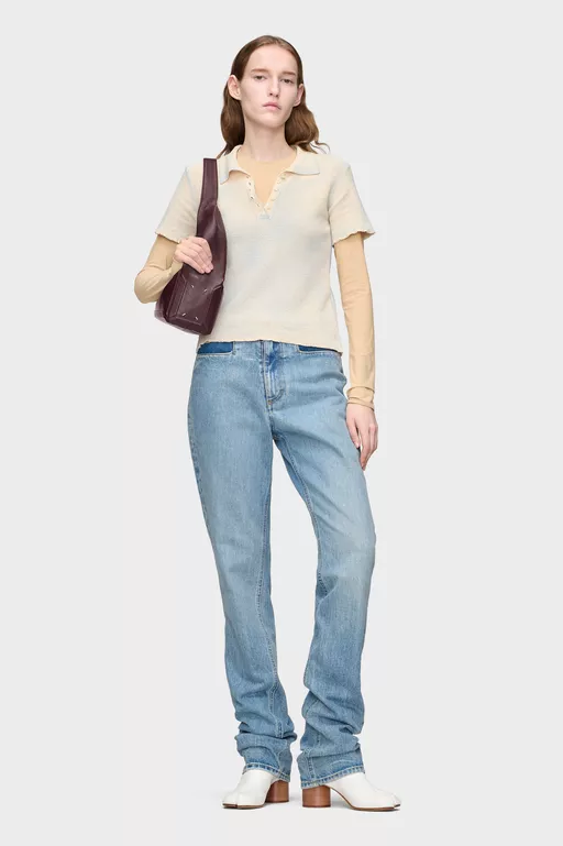 Polo de punto de algod&oacute;n estampado - Polos