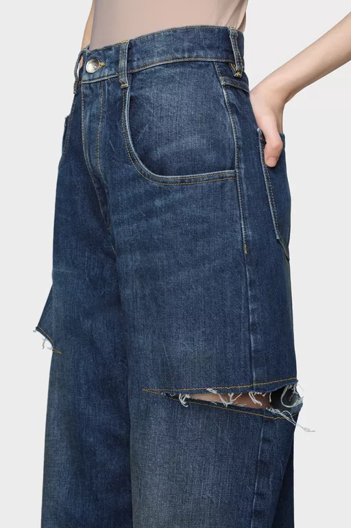 Cut-out jeans - Denim