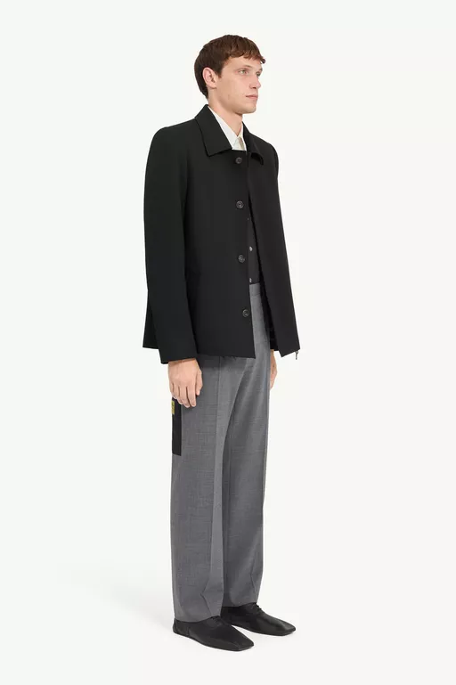 Wool gabardine jacket - Jackets