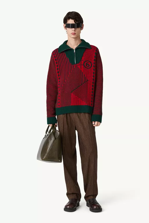 Half-Zip Knit Jumper - Polos