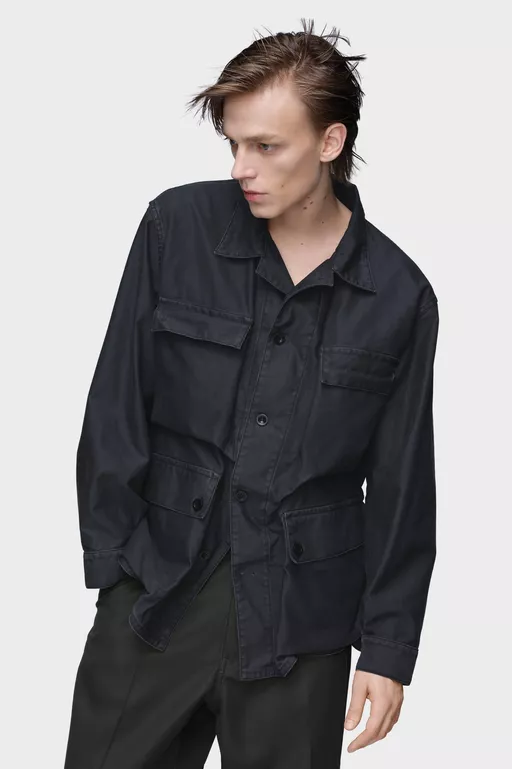 Cotton caban jacket - Jackets