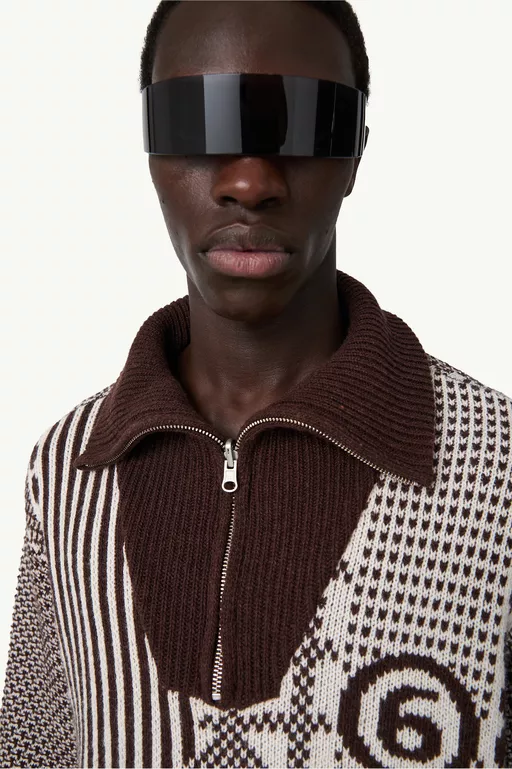 Half-Zip Knit Jumper - Polos