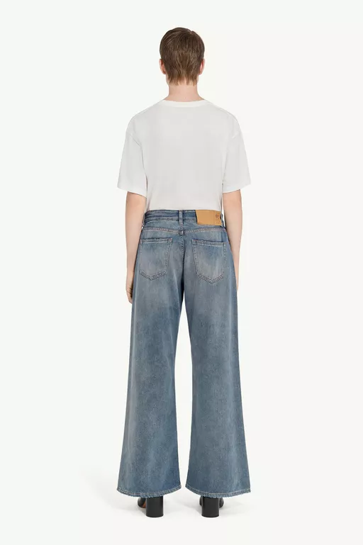 Jean effet us&eacute; - Denim