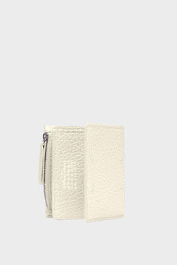 Leather flap wallet - Wallets