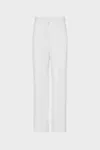White - Wool Tuxedo Trousers
