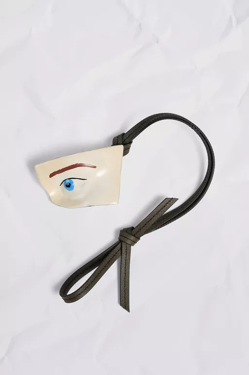 Ceramic Eye Charm - Small Leather Goods