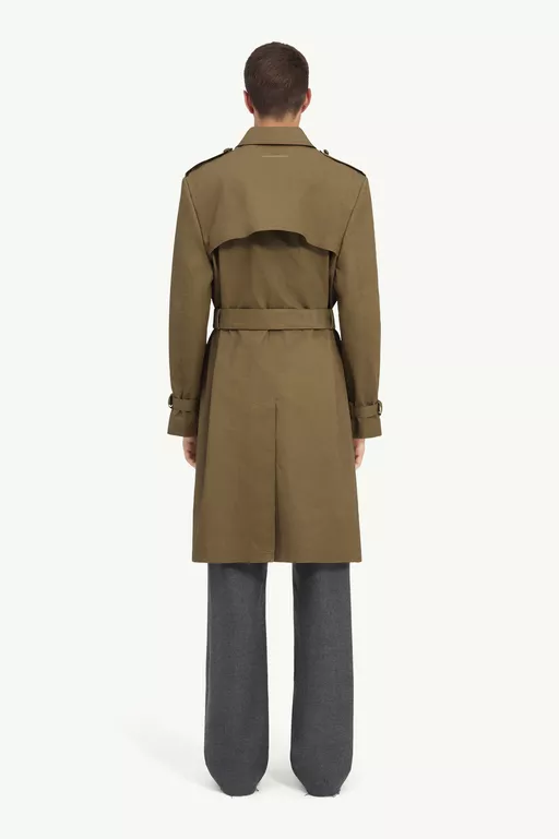 Trenchcoat aus beschichteter Baumwolle - Regenm&auml;ntel