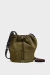 Khaki and black