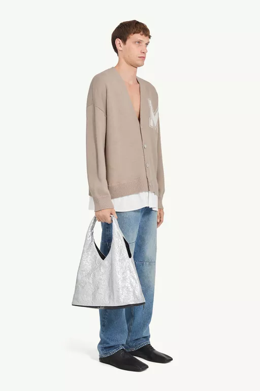 Two-in-one knit cardigan - Overalls